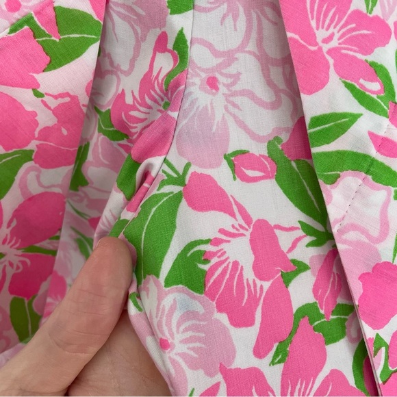 Lilly Pulitzer Vintage Floral Pants with Belt Size 10 – 1960s/1970s - Picture 4 of 11